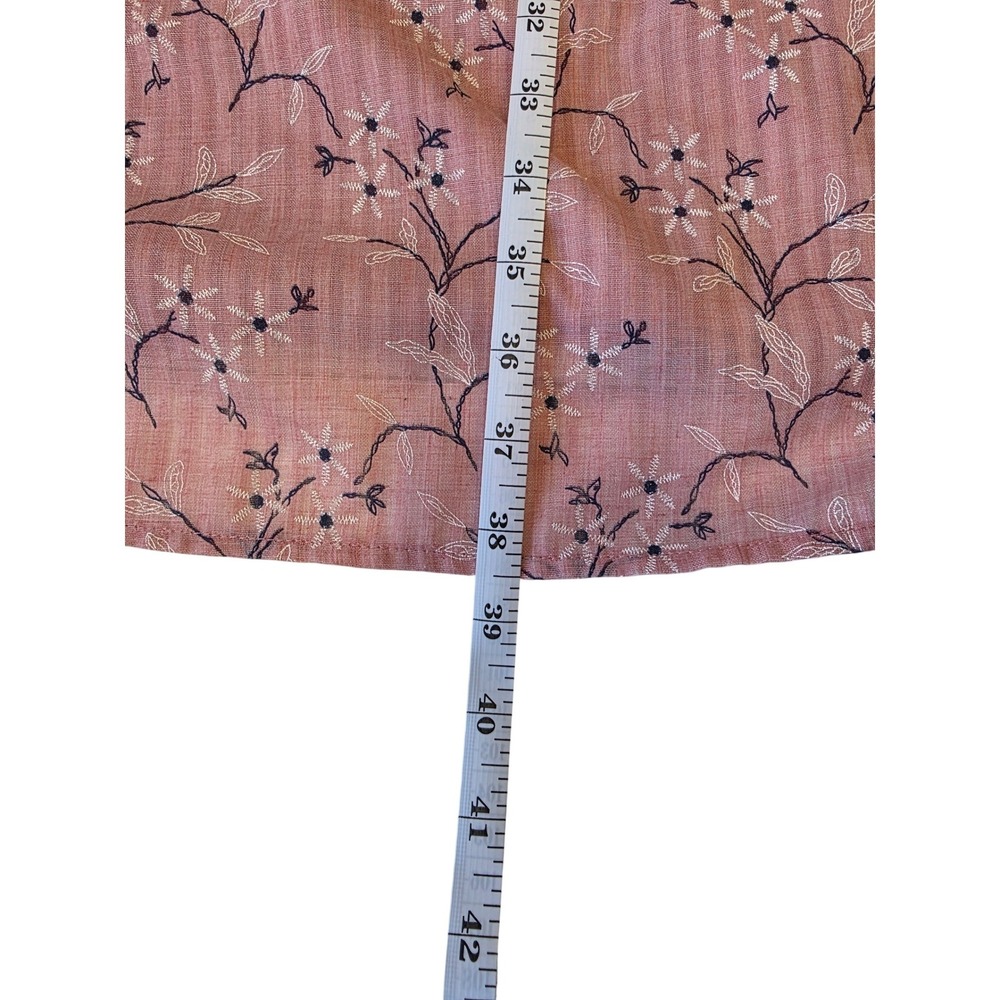 Hidden Alley Pink Floral Ruffle Sleeve Babydoll Dress L Cottagecore - Picture 8 of 8